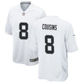 Men’s Las Vegas Raiders #8 Kirk Cousins Nike White Vapor F.U.S.E. Limited Jersey