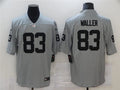Men’s Las Vegas Raiders #83 Darren Waller Nike Silver Inverted Legend Jersey