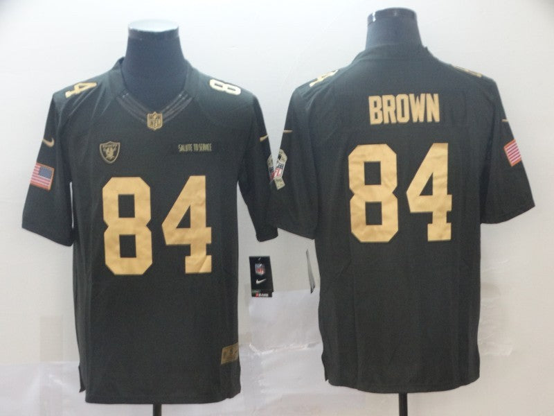 Men’s Las Vegas Raiders #84 Antonio Brown Black Jersey