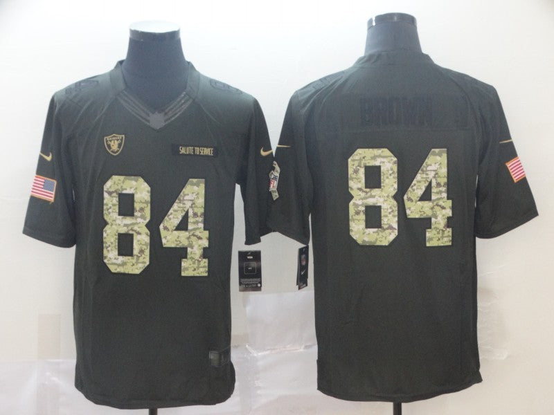 Men’s Las Vegas Raiders #84 Antonio Brown Black Jersey