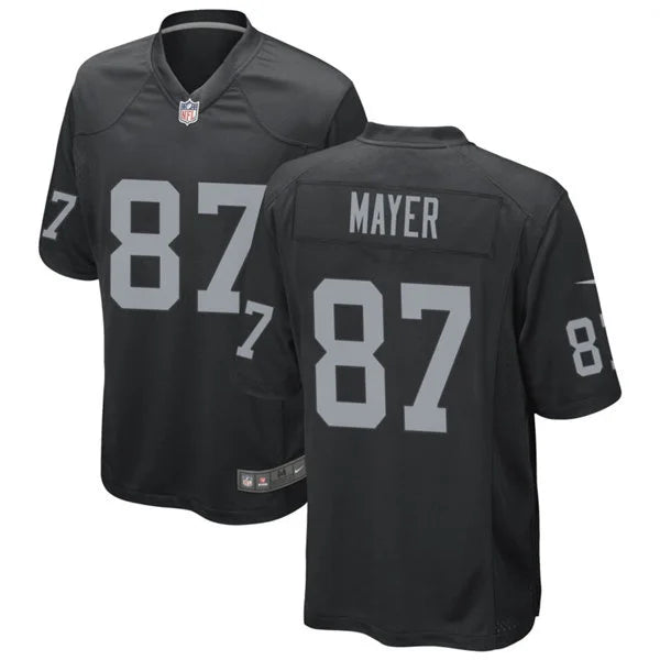 Men’s Las Vegas Raiders #87 Michael Mayer Nike Black Vapor F.U.S.E. Limited Player Jersey