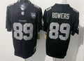 Men’s Las Vegas Raiders #89 Brock Bowers Black 65TH Anniversary Gratitude F.U.S.E. Limited Jersey