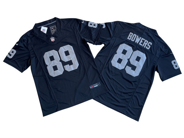 Men’s Las Vegas Raiders #89 Brock Bowers Nike Black Vapor Untouchable Limited Player Jersey