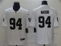 Men’s Las Vegas Raiders #94 Carl Nassib Stitched NFL Nike White Vapor Untouchable Limited Jersey