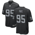 Men’s Las Vegas Raiders #95 Kwity Paye Nike Black Vapor F.U.S.E. Limited Jersey