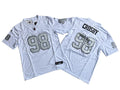 Men’s Las Vegas Raiders #98 Maxx Crosby Nike White Color Rush F.U.S.E. Vapor Limited Jersey
