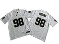 Men’s Las Vegas Raiders #98 Maxx Crosby Nike White F.U.S.E. Vapor Limited Jersey