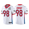Men’s Las Vegas Raiders #98 Maxx Crosby White 2022 AFC Pro Bowl Game Jersey