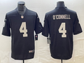 Men’s Las Vegas Raiders Aidan O’Connell #4 Black Jersey