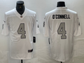 Men’s Las Vegas Raiders Aidan O’Connell #4 White Jersey