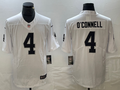 Men’s Las Vegas Raiders Aidan O’Connell #4 White Jersey