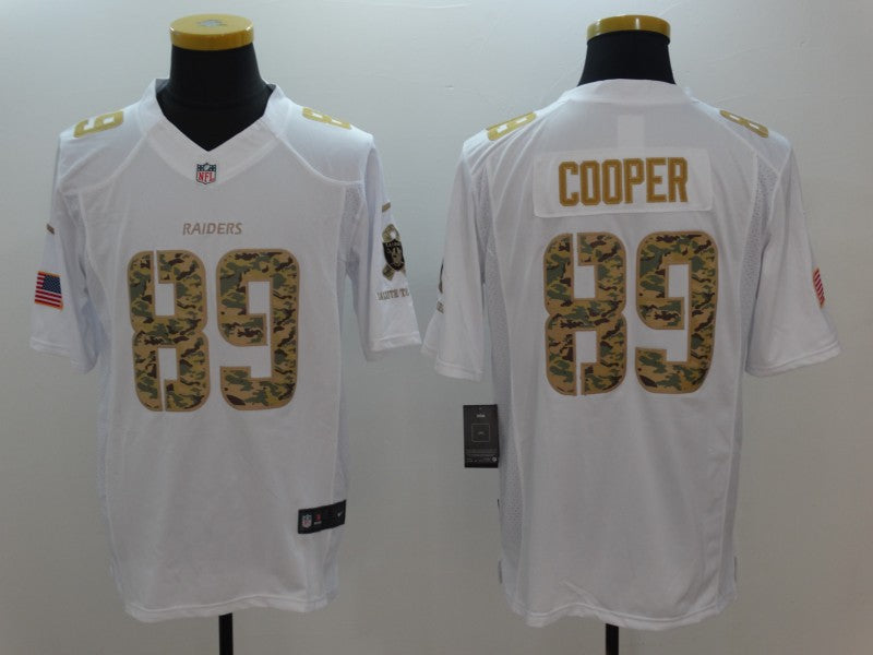 Men’s Las Vegas Raiders Amari Cooper #89 White Alternate Jersey