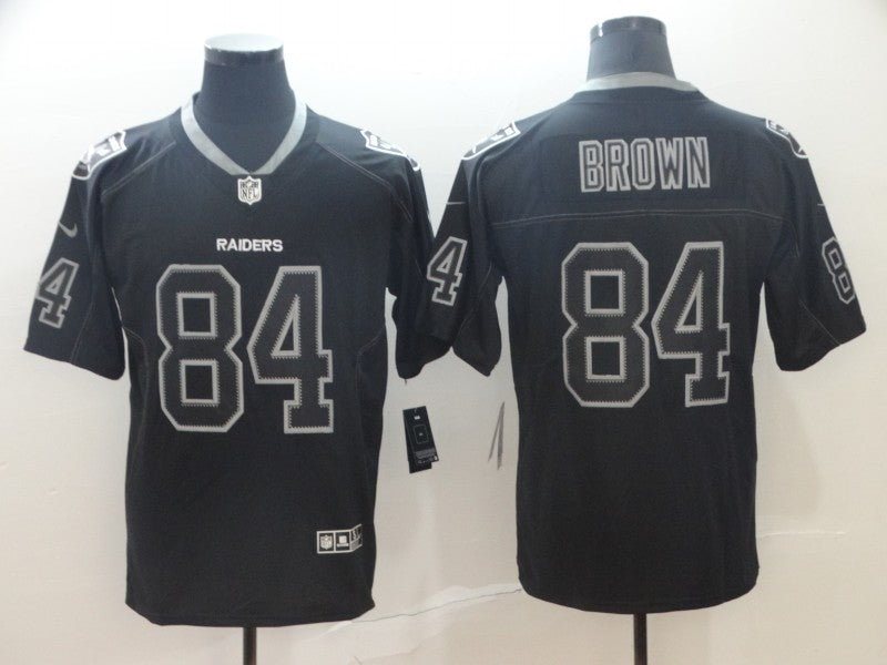 Men’s Las Vegas Raiders Antonio Brown #84 Black Alternate Jersey