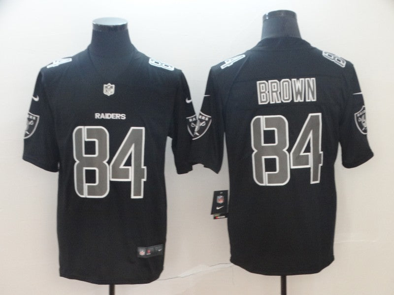 Men’s Las Vegas Raiders Antonio Brown #84 Black Authentic Jersey