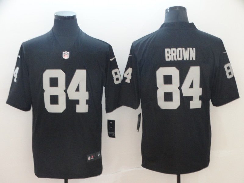 Men’s Las Vegas Raiders Antonio Brown #84 Black Jersey