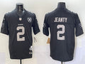 Men’s Las Vegas Raiders Ashton Jeanty #2 Black 2025 NFL Draft First Round Pick Jersey