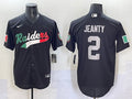 Men’s Las Vegas Raiders Ashton Jeanty #2 Black Team Jersey