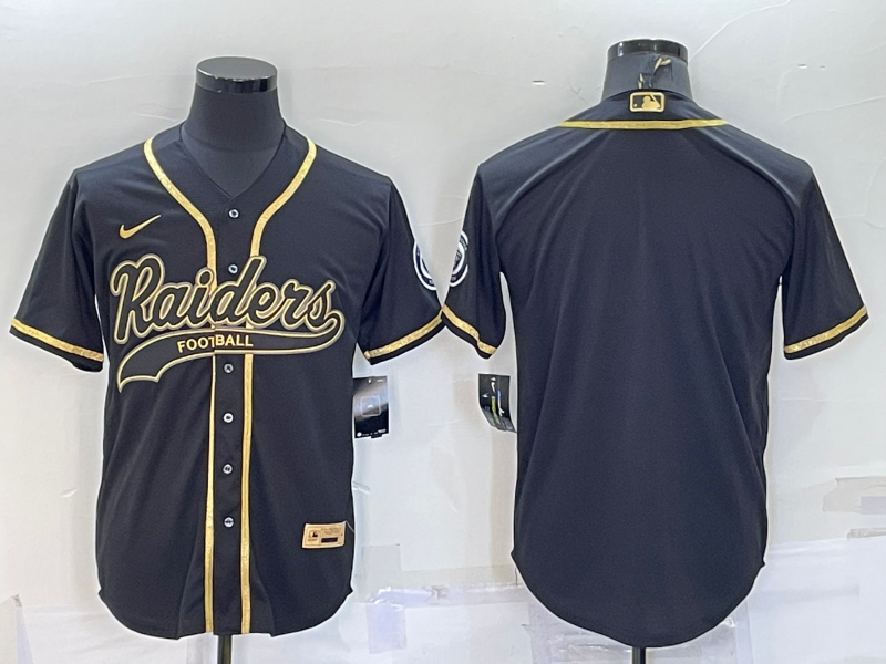 Men’s Las Vegas Raiders Black Blank Jersey