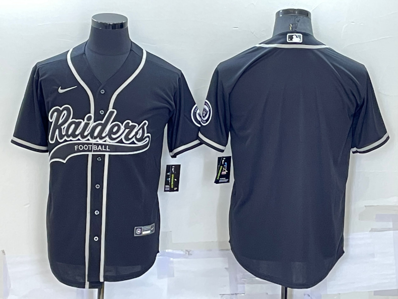 Men’s Las Vegas Raiders Black Blank Jersey
