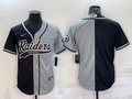 Men’s Las Vegas Raiders Black/Gray Blank Jersey