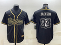 Men’s Las Vegas Raiders Bo Jackson #34 Black Jersey Joint Edition