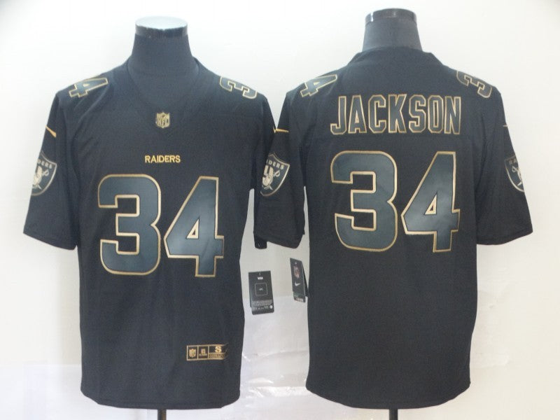 Men’s Las Vegas Raiders Bo Jackson #34 Black Jersey