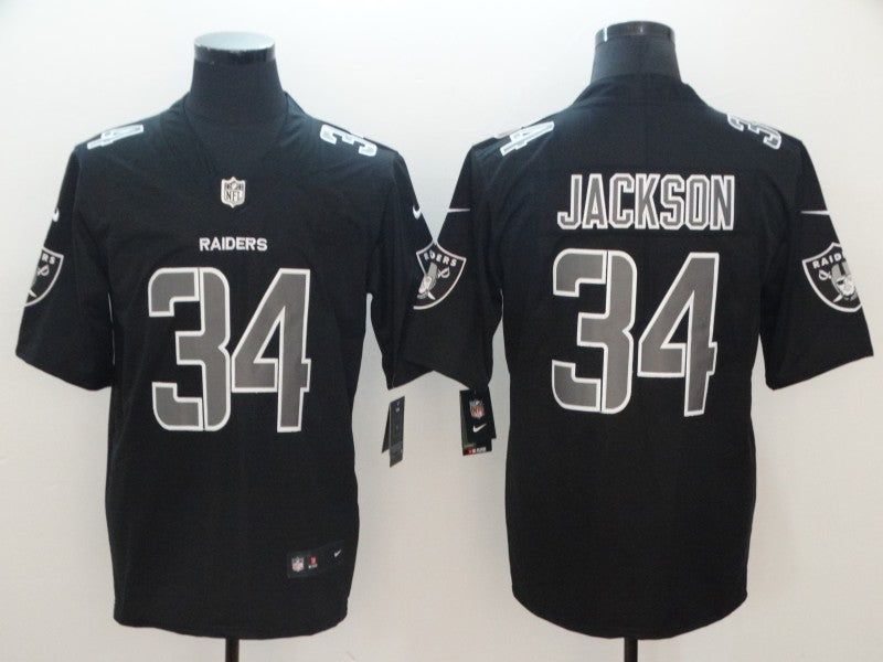 Men’s Las Vegas Raiders Bo Jackson #34 Black Jersey