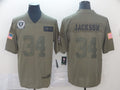 Men’s Las Vegas Raiders Bo Jackson #34 Brown Jersey
