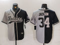 Men’s Las Vegas Raiders Bo Jackson #34 Gray/Black Jersey