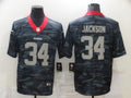 Men’s Las Vegas Raiders Bo Jackson #34 Gray Camouflage Jersey