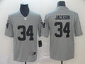 Men’s Las Vegas Raiders Bo Jackson #34 Gray Inverted Legend Jersey