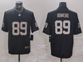 Men’s Las Vegas Raiders Brock Bowers #89 Black 2024 NFL Draft First Round Pick Jersey