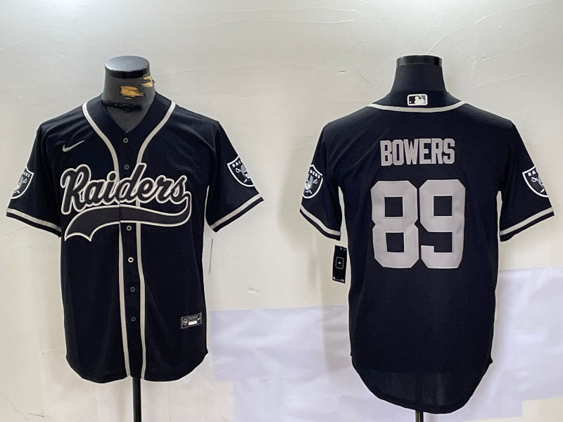 Men’s Las Vegas Raiders Brock Bowers #89 Black Jersey