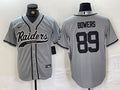 Men’s Las Vegas Raiders Brock Bowers #89 Gray Jersey