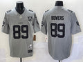 Men’s Las Vegas Raiders Brock Bowers #89 Gray Jersey