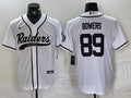 Men’s Las Vegas Raiders Brock Bowers #89 White Jersey