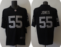 Men’s Las Vegas Raiders Chandler Jones #55 Black Jersey
