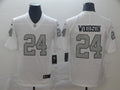 Men’s Las Vegas Raiders Charles Woodson #24 White Jersey
