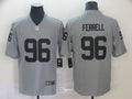 Men’s Las Vegas Raiders Clelin Ferrell #96 Gray Inverted Legend Jersey
