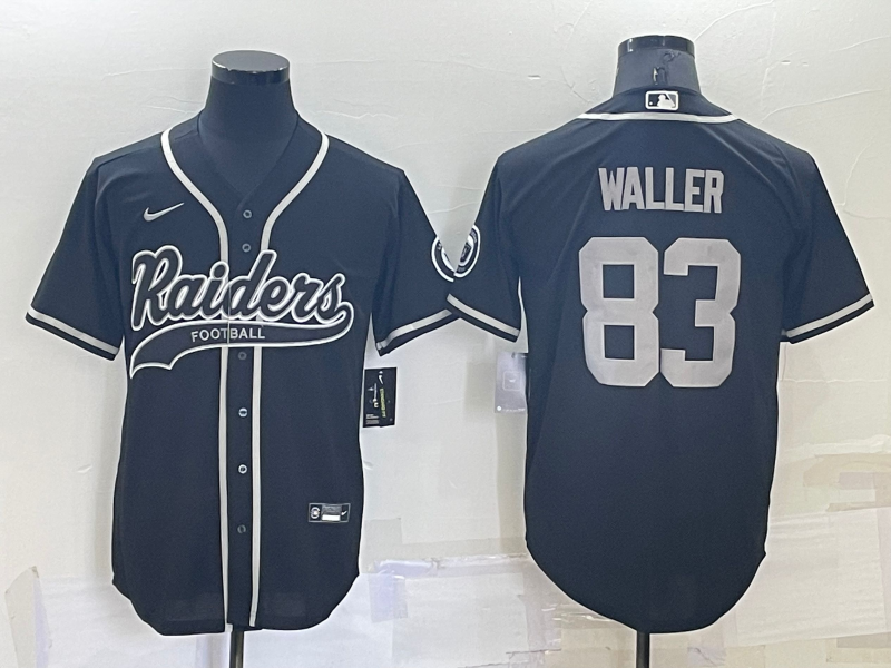 Men’s Las Vegas Raiders Darren Waller #83 Black Jersey Joint Edition