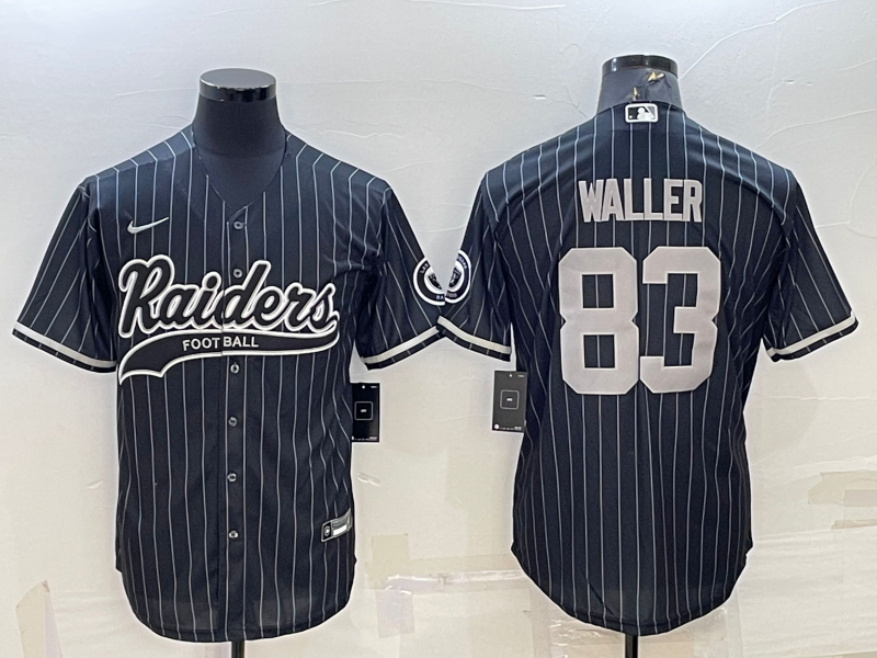 Men’s Las Vegas Raiders Darren Waller #83 Black Jersey Joint Edition