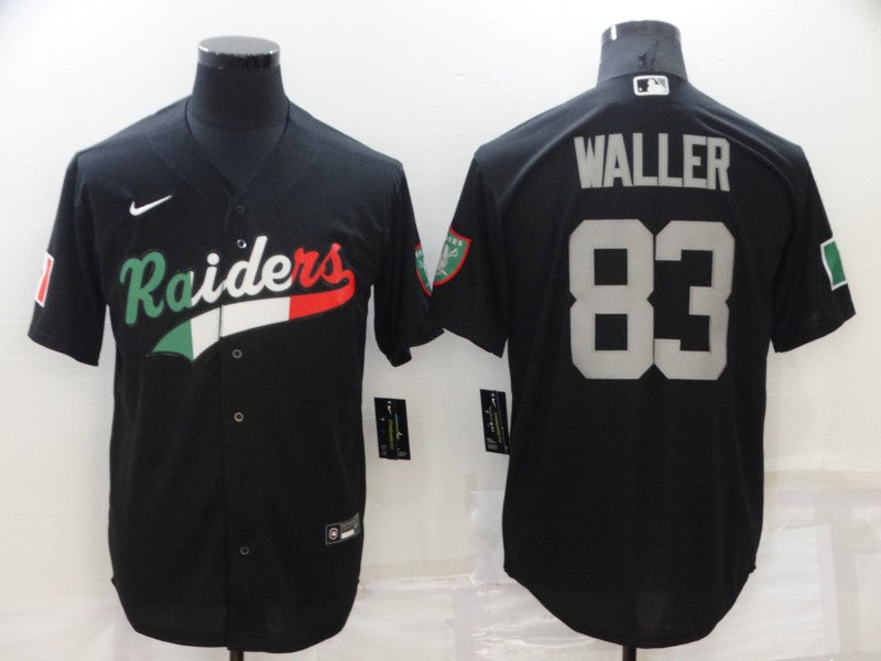 Men’s Las Vegas Raiders Darren Waller #83 Black Jersey Joint Edition
