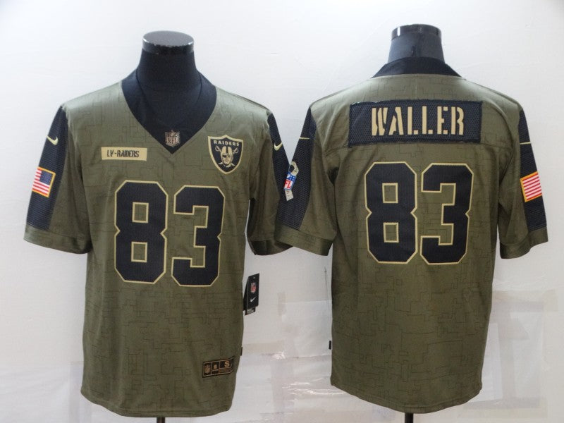 Men’s Las Vegas Raiders Darren Waller #83 Brown Jersey