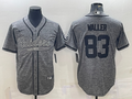 Men’s Las Vegas Raiders Darren Waller #83 Gray Jersey Joint Edition