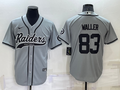 Men’s Las Vegas Raiders Darren Waller #83 Gray Jersey Joint Edition