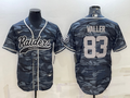 Men’s Las Vegas Raiders Darren Waller #83 Grey Camouflage Jersey Joint Edition
