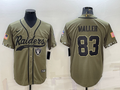 Men’s Las Vegas Raiders Darren Waller #83 Olive 2022 Salute To Service Limited Jersey Joint Edition