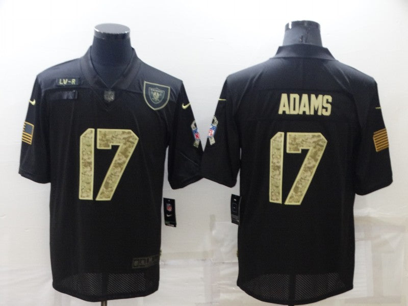 Men’s Las Vegas Raiders Davante Adams #17 Black Alternate Jersey