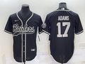 Men’s Las Vegas Raiders Davante Adams #17 Black Jersey Joint Edition