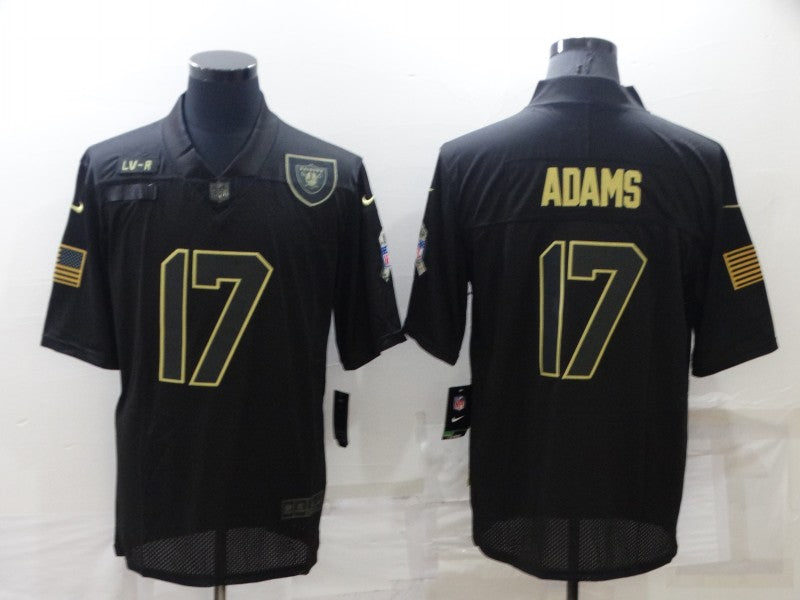 Men’s Las Vegas Raiders Davante Adams #17 Black Jersey